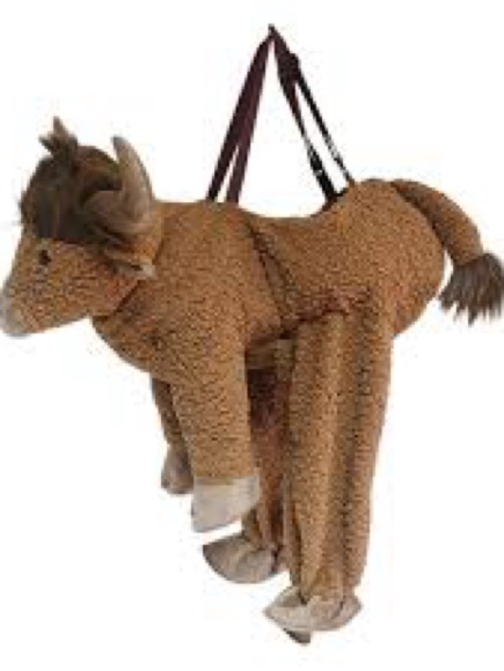 Kids Highland Cow Ride-On Halloween Costume Plush Brown Ages 3–4